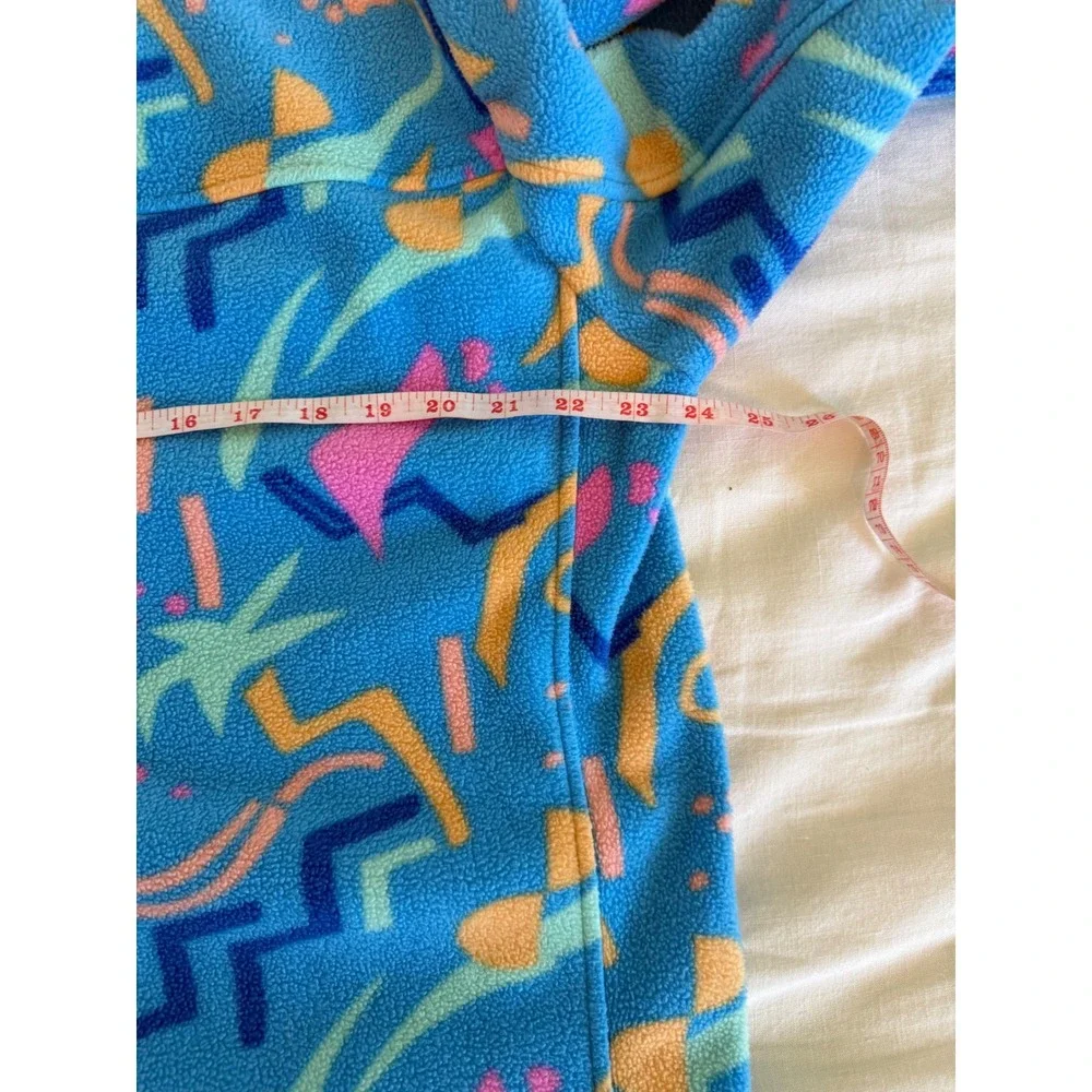 Chubbies The Apres Party Fleece Quarter Zip Pullover XXL Retro Vaporwave Y2K‎